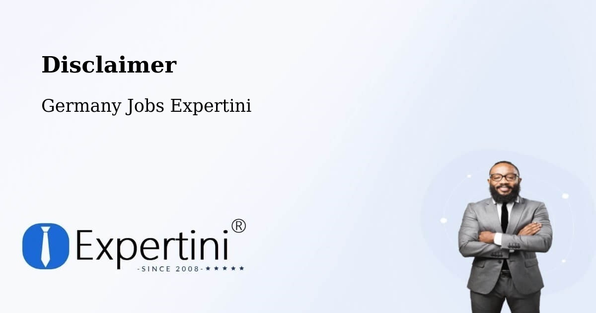 Disclaimer – Forchtenberg - Germany Jobs Expertini